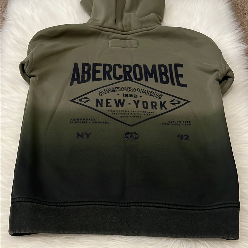 A&F Green Ombre Hoodie